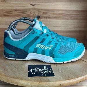 Innov8 Aqua Blue & White Athletic Running Shoes Womens Size 6